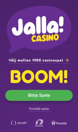 Jalla Casino - Välj mellan 1400 casinospel